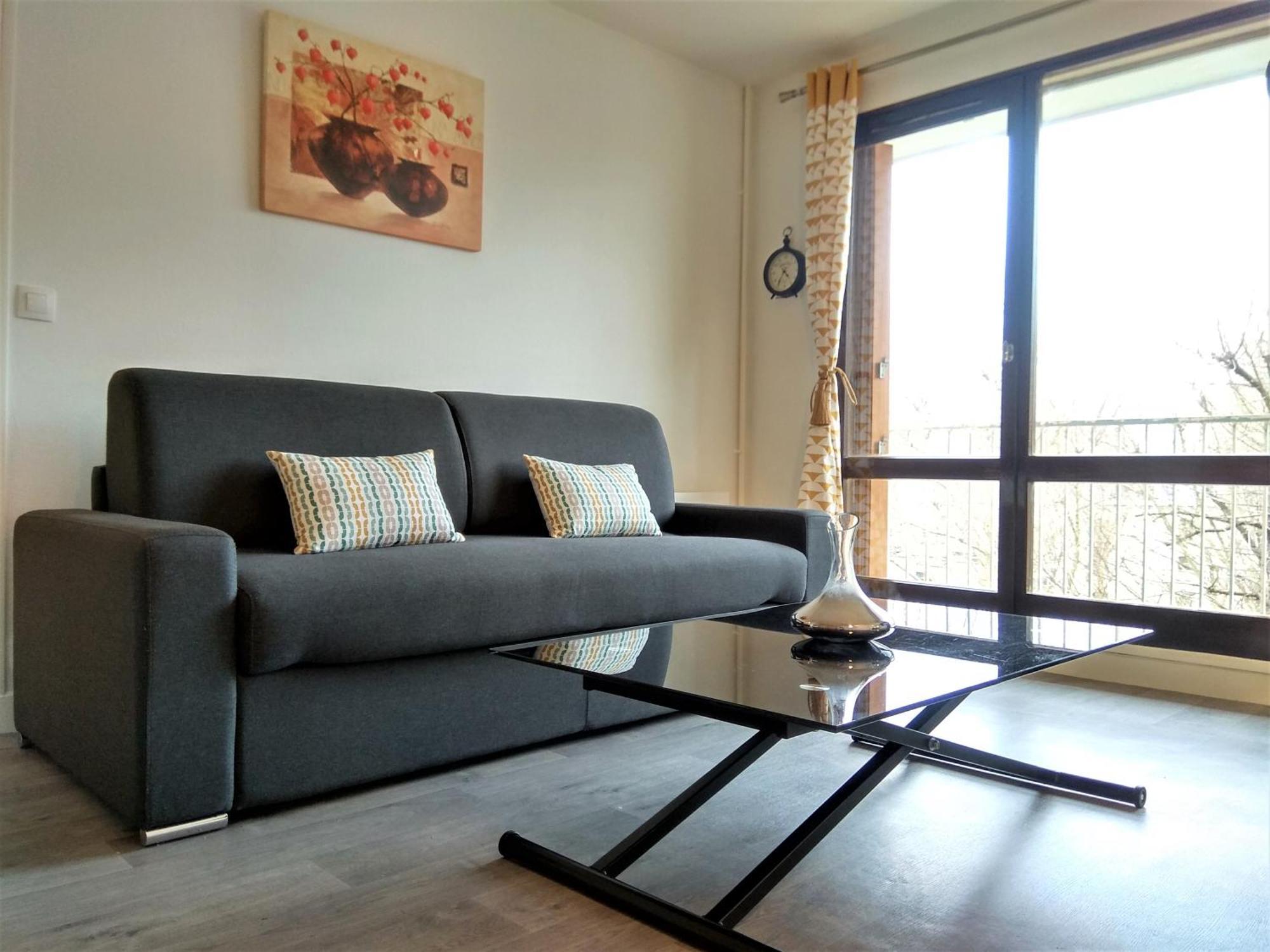 Budget Apart With Balcony And Great View سان دوني المظهر الخارجي الصورة