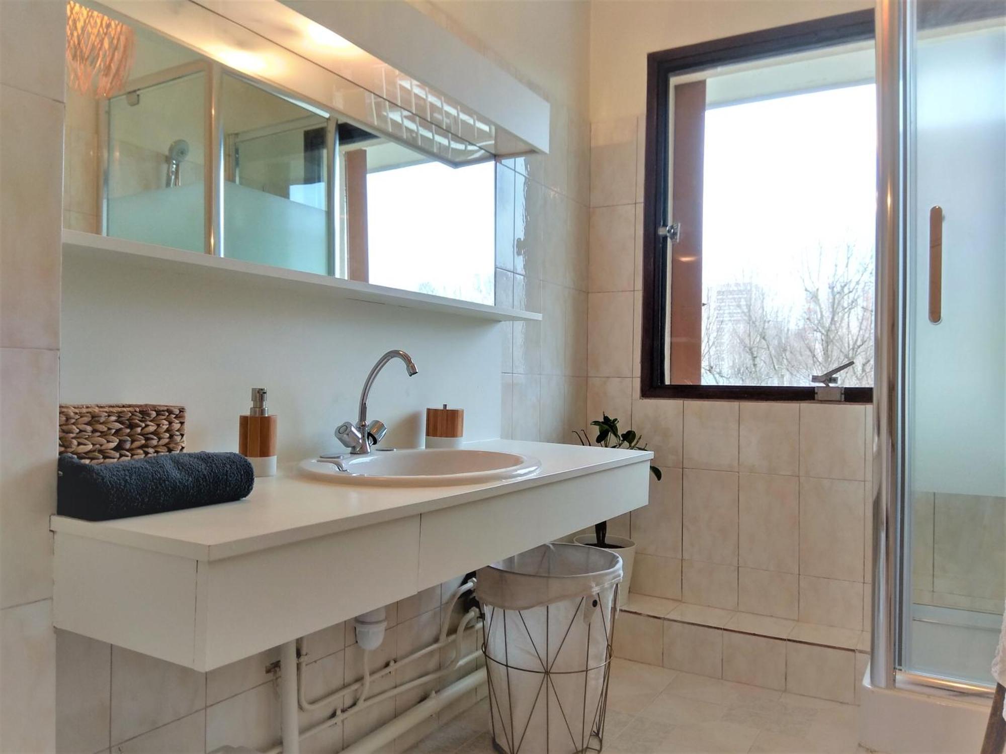 Budget Apart With Balcony And Great View سان دوني المظهر الخارجي الصورة